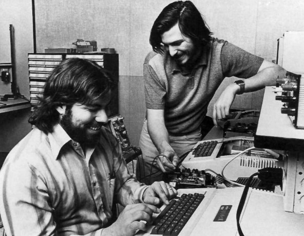 Steve Wozniak e Steve Jobs