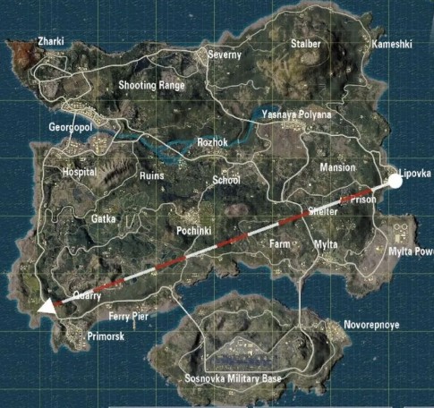 Mapa PUBG