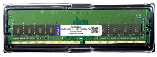 Memória Dale7 Ddr4 8Gb 2666Mhz